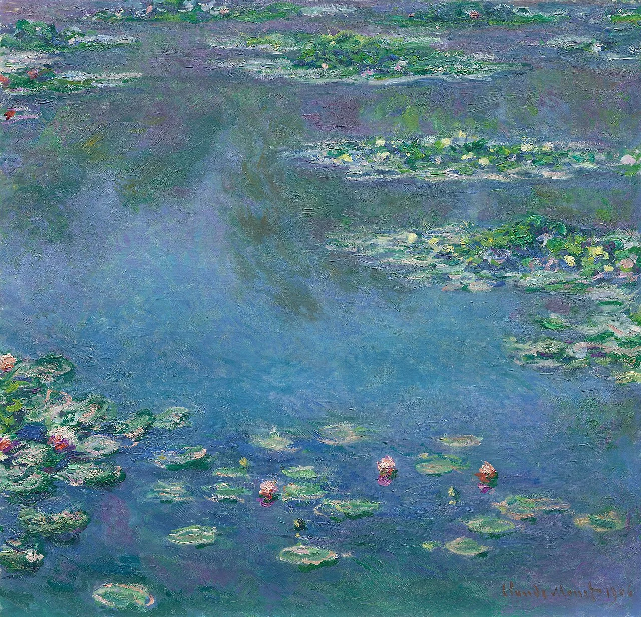 莫奈《睡莲》|1906