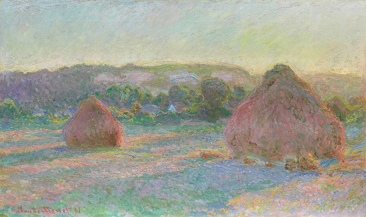 莫奈《麦垛》|1890–91