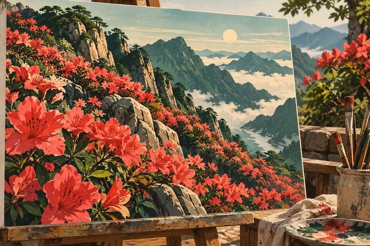 岭上开遍映山红——当代女艺术家作品展